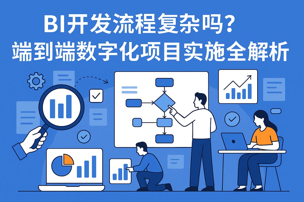 BI开发流程复杂吗？端到端数字化项目实施全解析"